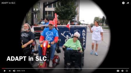 ADAPT/Utah Action in Salt Lake City Video from ADAPT/Utah's Action in Salt Lake City